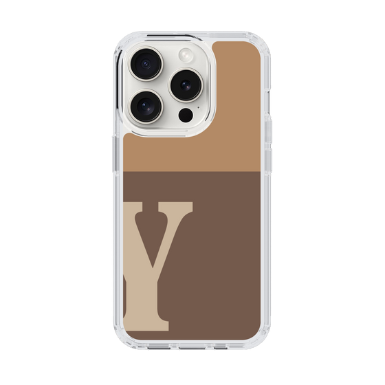 Slim Protection Case［ Original - initial two tone - Y brown ］