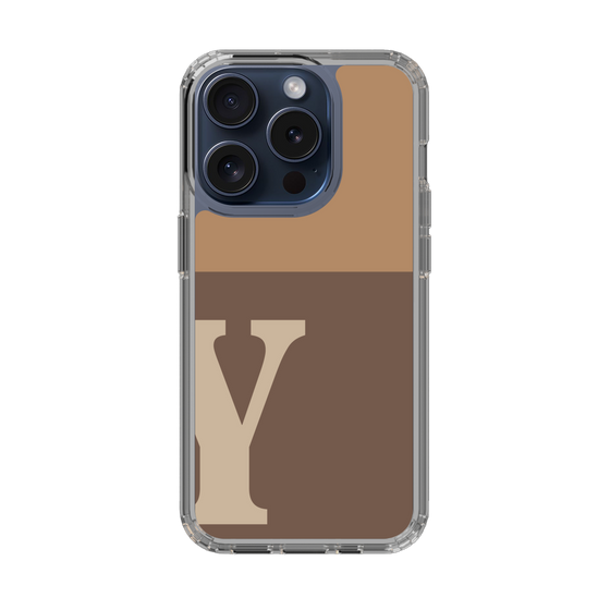 Slim Protection Case［ Original - initial two tone - Y brown ］