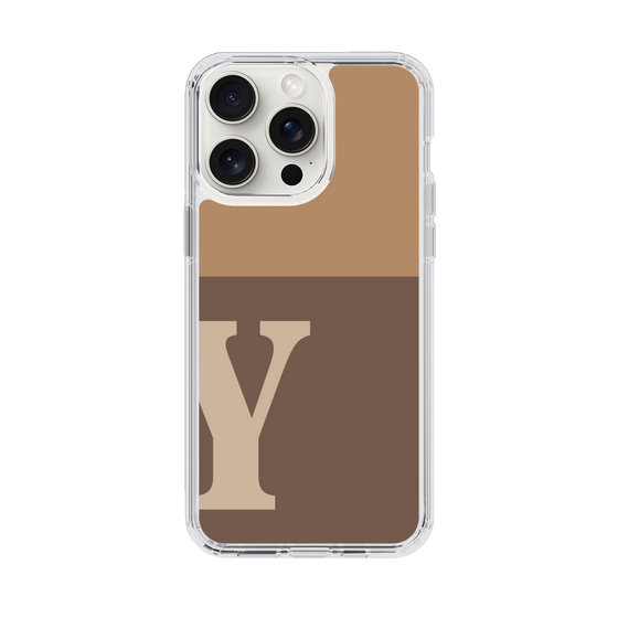Slim Protection Case［ Original - initial two tone - Y brown ］