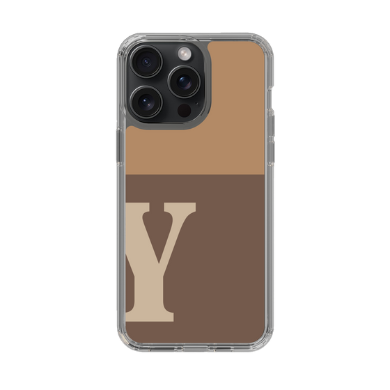 Slim Protection Case［ Original - initial two tone - Y brown ］