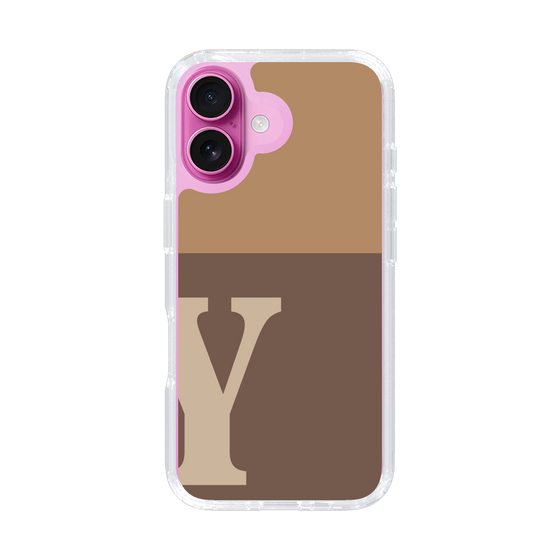 Slim Protection Case［ オリジナル - initial two tone - Y brown ］