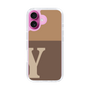 Slim Protection Case［ オリジナル - initial two tone - Y brown ］