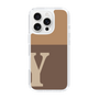 Slim Protection Case［ オリジナル - initial two tone - Y brown ］