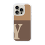 Slim Protection Case［ オリジナル - initial two tone - Y brown ］