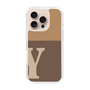 Slim Protection Case［ オリジナル - initial two tone - Y brown ］