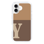 Slim Protection Case［ オリジナル - initial two tone - Y brown ］