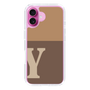 Slim Protection Case［ オリジナル - initial two tone - Y brown ］