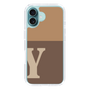 Slim Protection Case［ オリジナル - initial two tone - Y brown ］