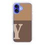 Slim Protection Case［ オリジナル - initial two tone - Y brown ］
