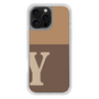 Slim Protection Case［ オリジナル - initial two tone - Y brown ］