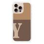 Slim Protection Case［ オリジナル - initial two tone - Y brown ］