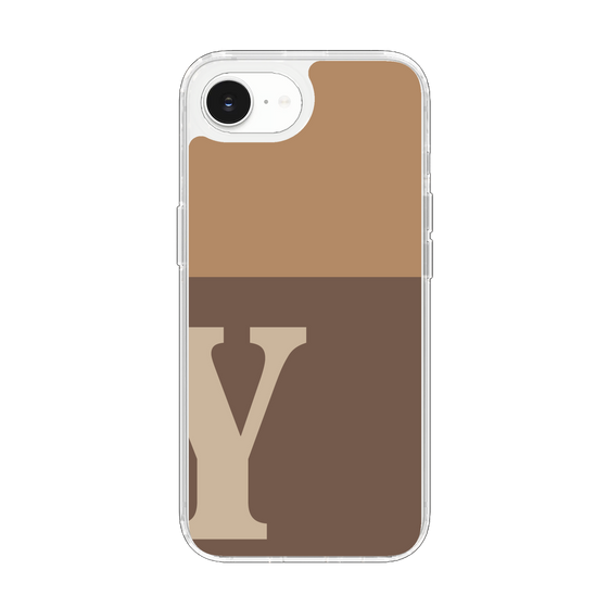 Slim Protection Case［ Original - initial two tone - Y brown ］