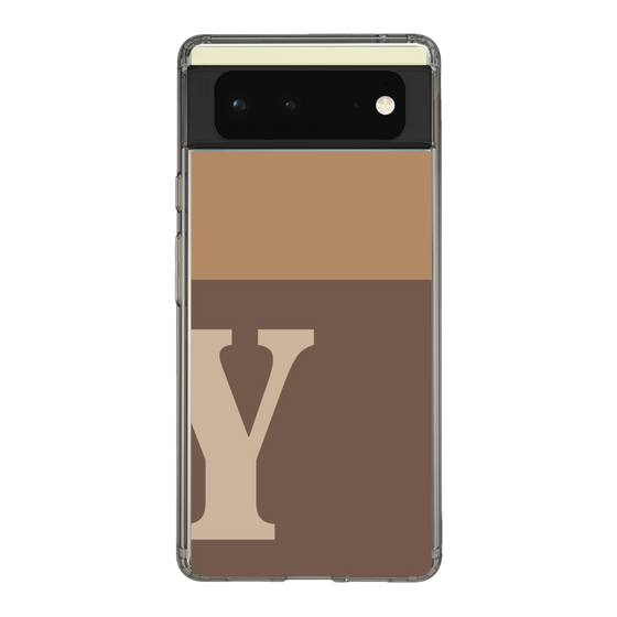 Slim Protection Case［ Original - initial two tone - Y brown ］