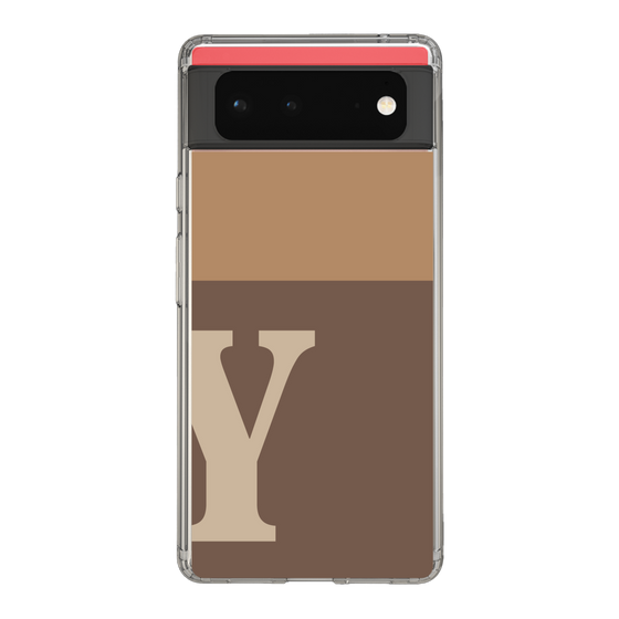 Slim Protection Case［ Original - initial two tone - Y brown ］