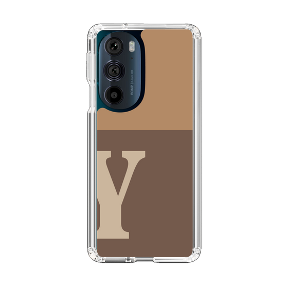 Slim Protection Case［ Original - initial two tone - Y brown ］