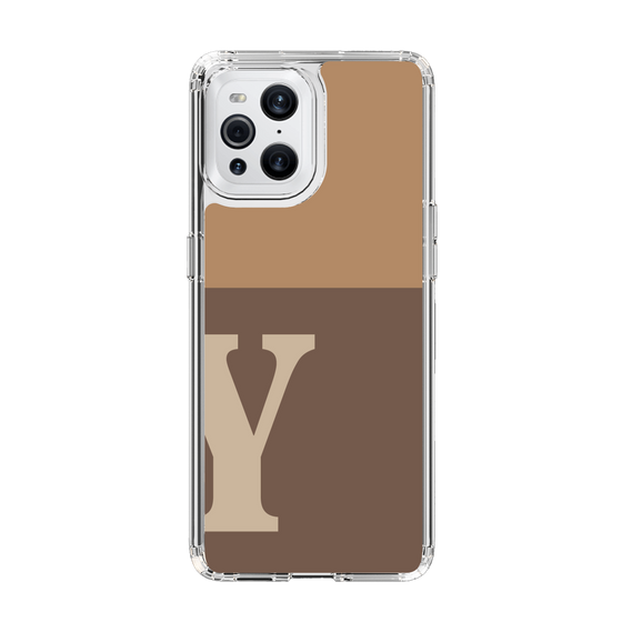 Slim Protection Case［ Original - initial two tone - Y brown ］