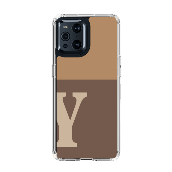 Slim Protection Case［ Original - initial two tone - Y brown ］