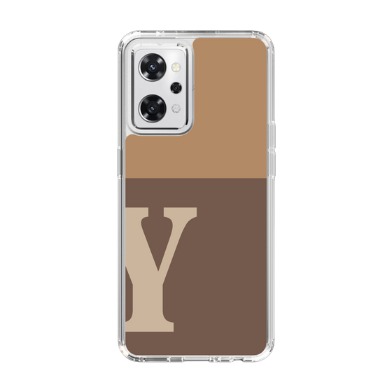 Slim Protection Case［ オリジナル - initial two tone - Y brown ］