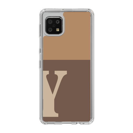Slim Protection Case［ Original - initial two tone - Y brown ］