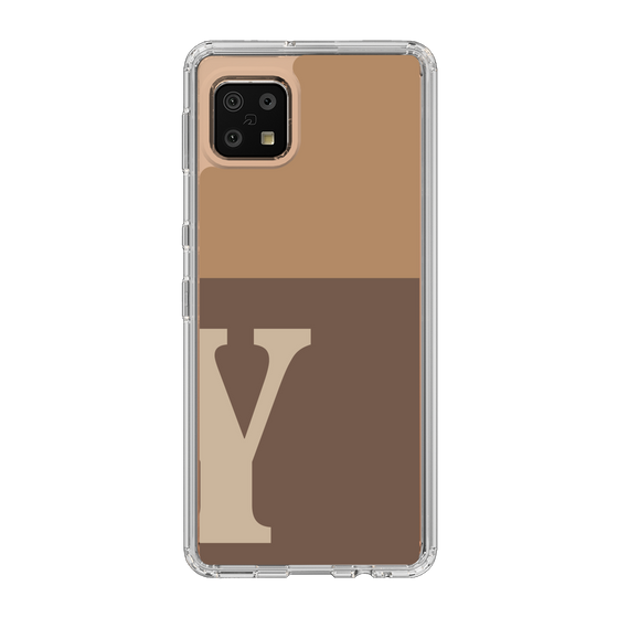 Slim Protection Case［ Original - initial two tone - Y brown ］
