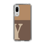 Slim Protection Case［ Original - initial two tone - Y brown ］