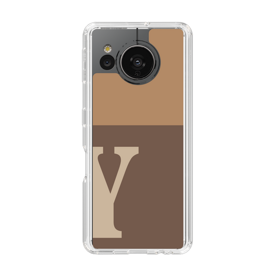 Slim Protection Case［ Original - initial two tone - Y brown ］