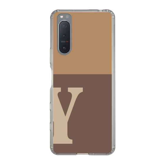 Slim Protection Case［ Original - initial two tone - Y brown ］