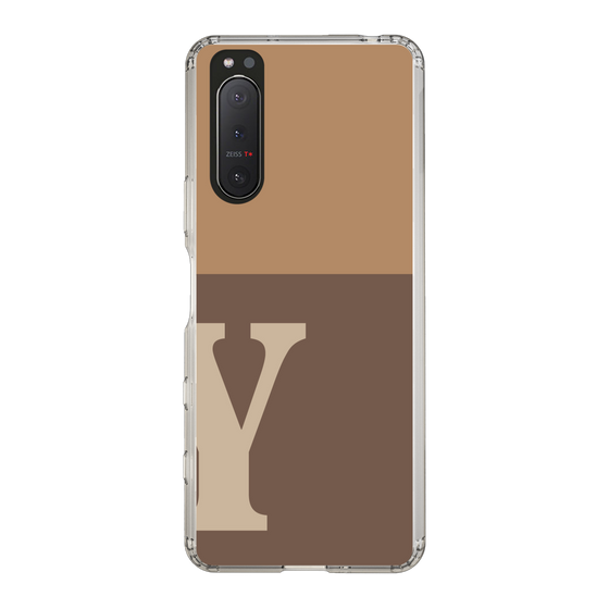 Slim Protection Case［ Original - initial two tone - Y brown ］