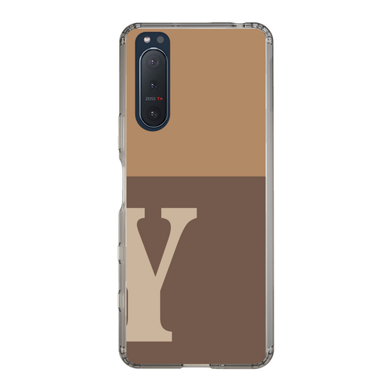 Slim Protection Case［ Original - initial two tone - Y brown ］