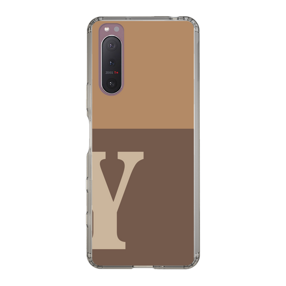 Slim Protection Case［ Original - initial two tone - Y brown ］