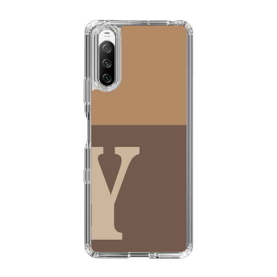Slim Protection Case［ Original - initial two tone - Y brown ］