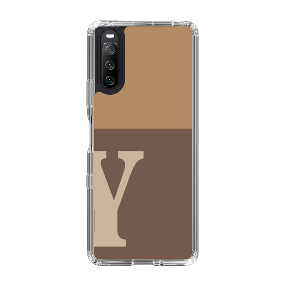 Slim Protection Case［ Original - initial two tone - Y brown ］