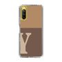 Slim Protection Case［ Original - initial two tone - Y brown ］