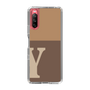 Slim Protection Case［ Original - initial two tone - Y brown ］
