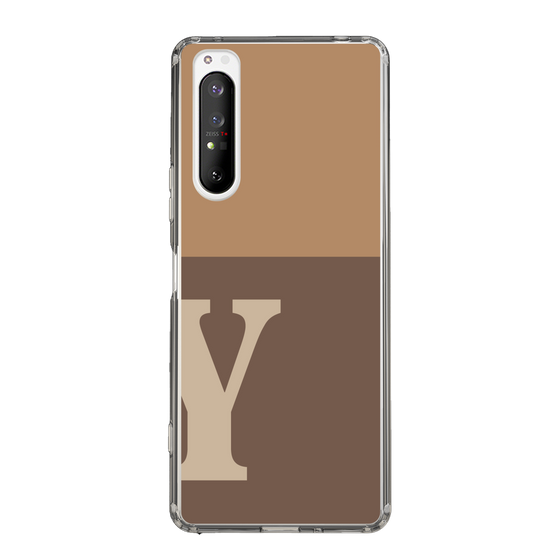 Slim Protection Case［ Original - initial two tone - Y brown ］