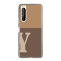 Slim Protection Case［ Original - initial two tone - Y brown ］