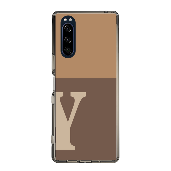 Slim Protection Case［ Original - initial two tone - Y brown ］