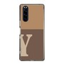 Slim Protection Case［ Original - initial two tone - Y brown ］