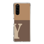 Slim Protection Case［ Original - initial two tone - Y brown ］