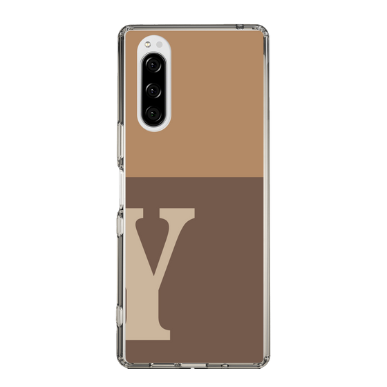 Slim Protection Case［ Original - initial two tone - Y brown ］