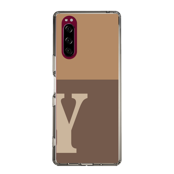 Slim Protection Case［ Original - initial two tone - Y brown ］