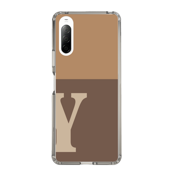 Slim Protection Case［ Original - initial two tone - Y brown ］