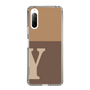 Slim Protection Case［ Original - initial two tone - Y brown ］