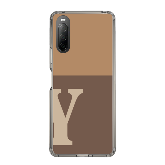 Slim Protection Case［ Original - initial two tone - Y brown ］