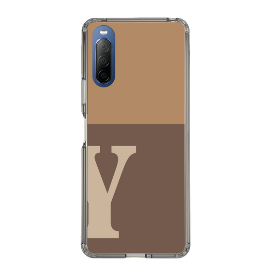 Slim Protection Case［ Original - initial two tone - Y brown ］