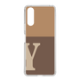 Slim Protection Case［ Original - initial two tone - Y brown ］