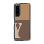 Slim Protection Case［ Original - initial two tone - Y brown ］