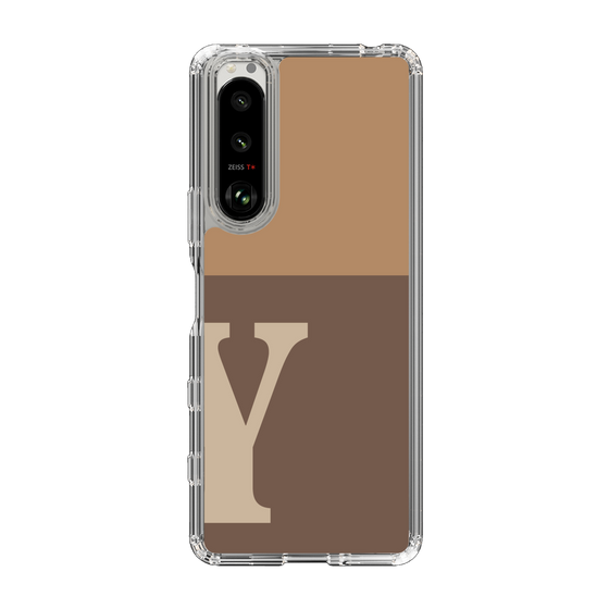 Slim Protection Case［ Original - initial two tone - Y brown ］