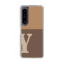 Slim Protection Case［ Original - initial two tone - Y brown ］