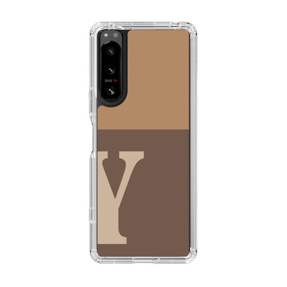 Slim Protection Case［ Original - initial two tone - Y brown ］